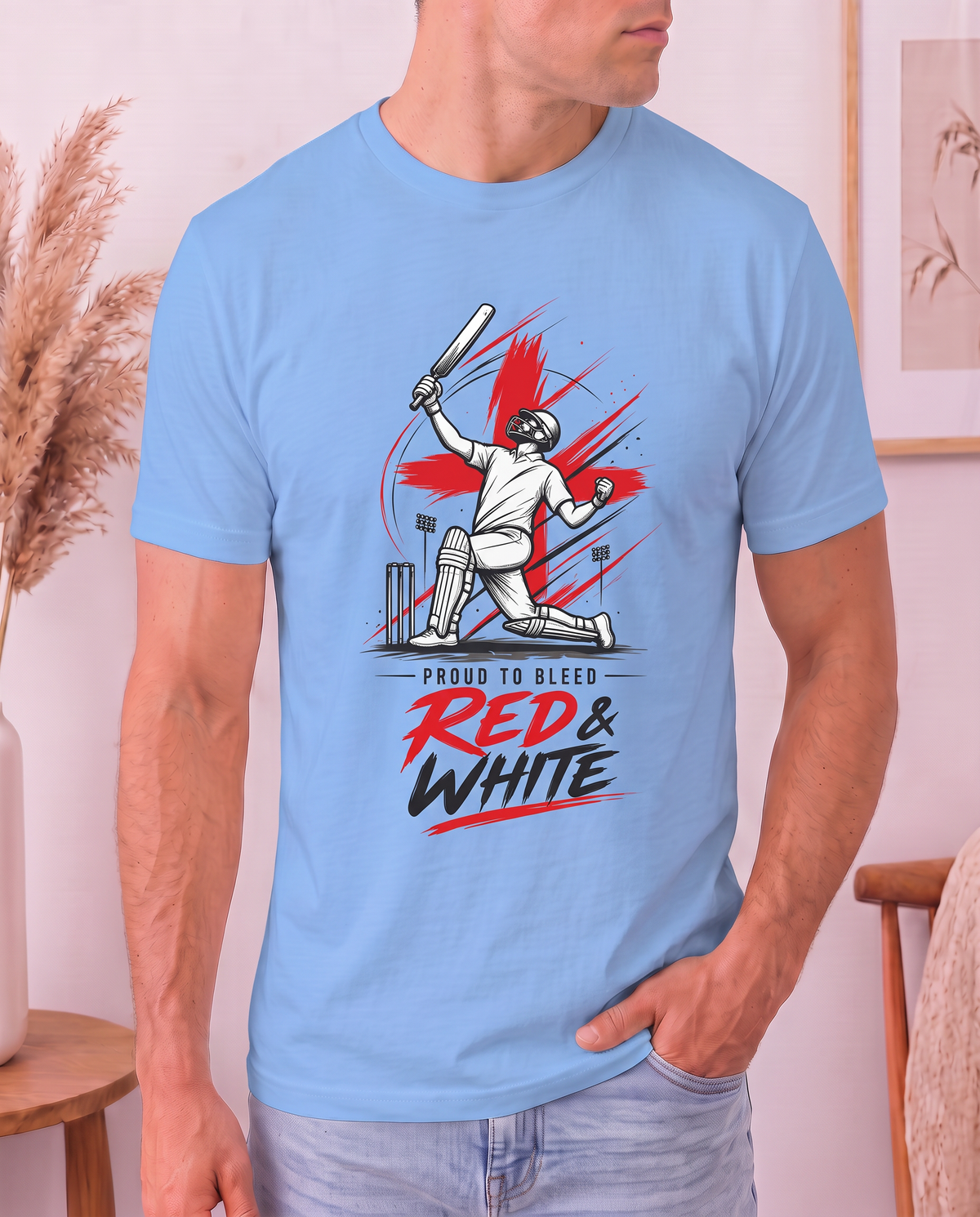 Proud to Bleed Red & White